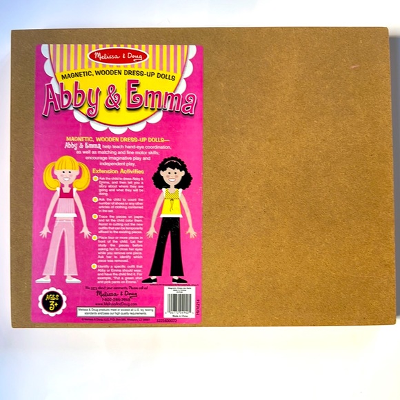 Melissa and Doug Abby & Emma Magnetic Dress-Up Set - Picture 13 of 16